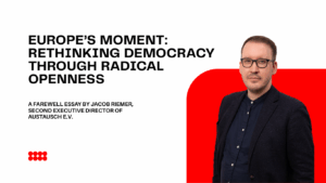 Jacob Riemer, Second Executive Director of Austausch e.V.